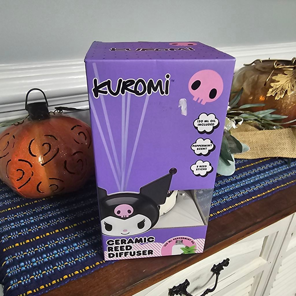 Unisex Kuromi Ceramic Reed Diffuser One Size Purple Black